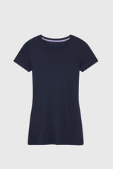 Women's Crew Neck T-Shirt – Cotton Modal, UK 8-18, Made in Portugal