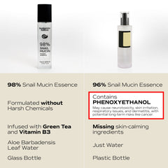 Snail Mucin Serum 98% - Hydrating Snail Secretion Serum - 100ml
