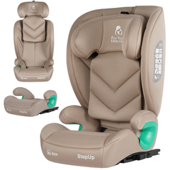 Stepup i-Size ISOFIX High-Back Booster – Latte Beige, 4-12 Years
