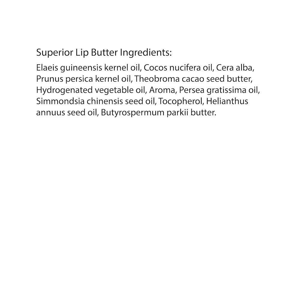 Superior Lip Butter 15ml – Natural Lip Balm with RSPO Palm Oil