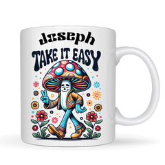 Personalised Take It Easy Mug – Mum, Dad or Friend