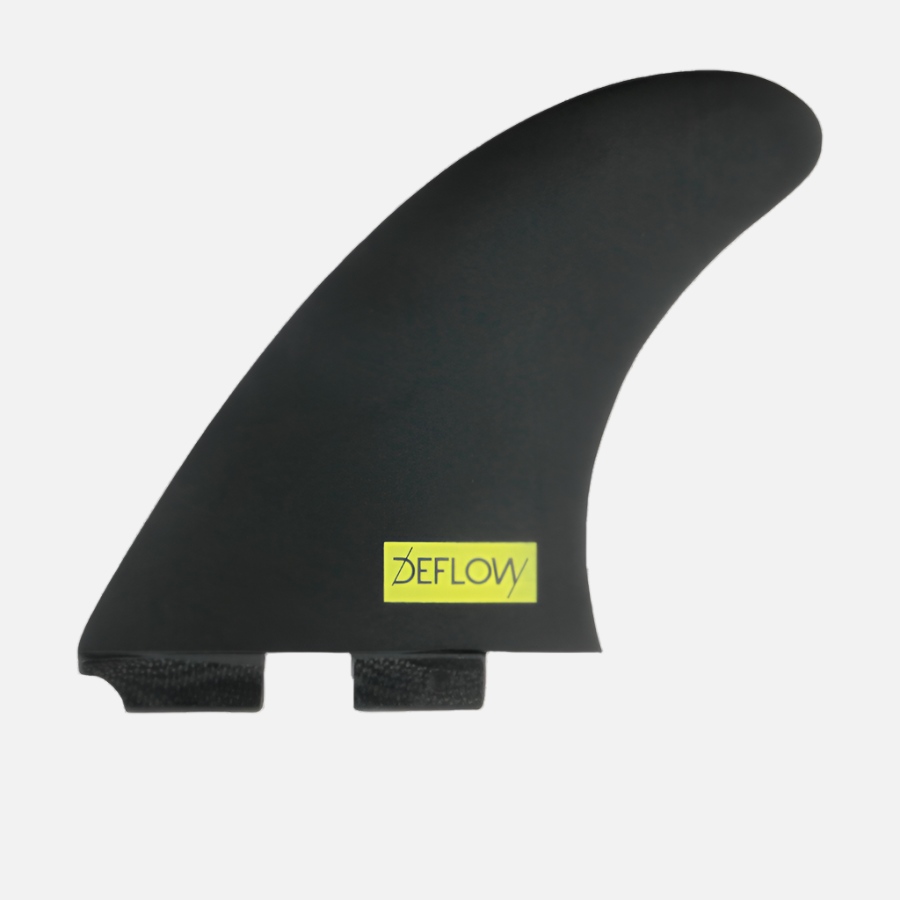 Deflow Twin + 1 Fins, Honeycomb Twin Fins with Centre Fin