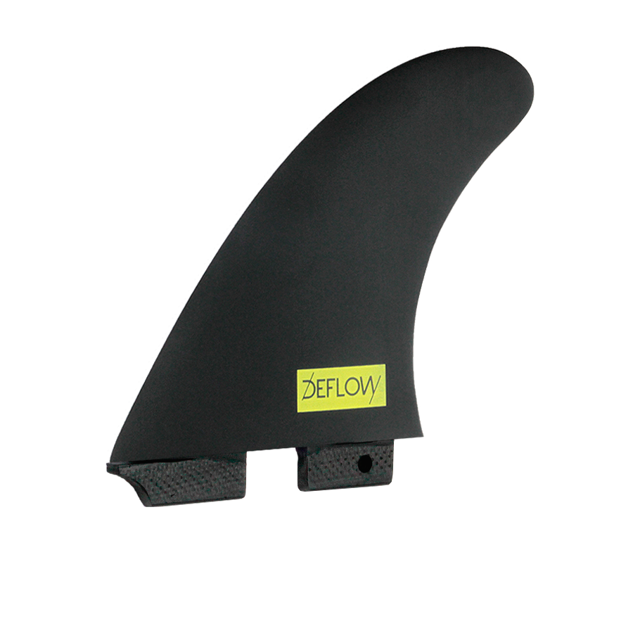 Deflow Twin + 1 Fins, Honeycomb Twin Fins with Centre Fin
