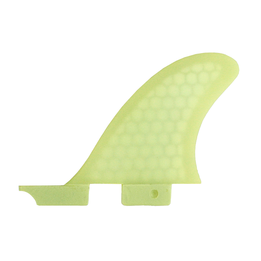 Deflow Twin + 1 Fins, Honeycomb Twin Fins with Centre Fin