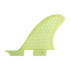 Deflow Twin + 1 Fins, Honeycomb Twin Fins with Centre Fin