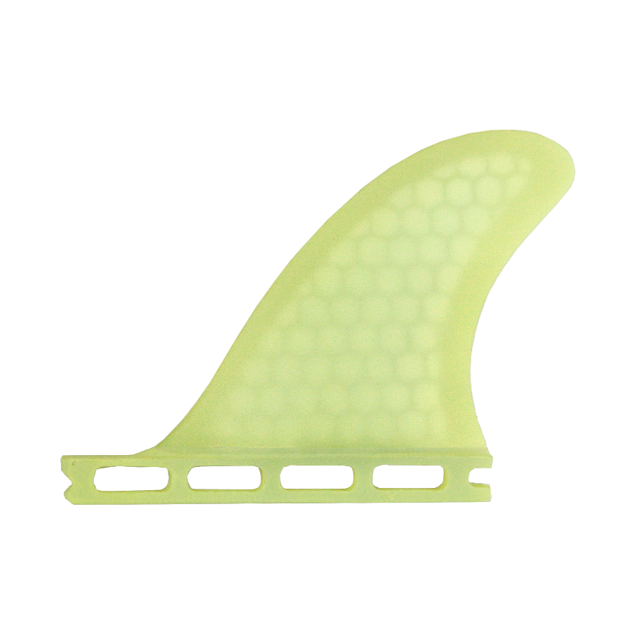 Deflow Twin + 1 Fins, Honeycomb Twin Fins with Centre Fin