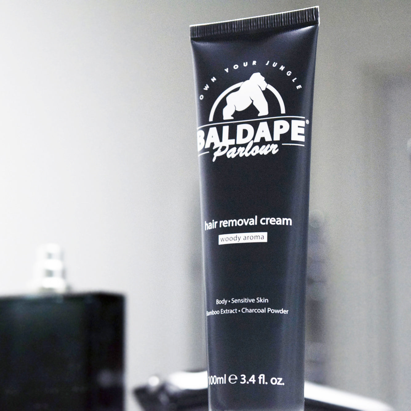 Charcoal Hair Removal Cream for Men – All Body, Works in 3–7 Minutes