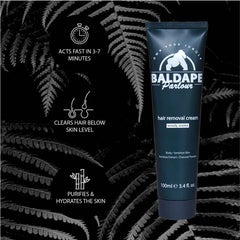 Back Hair Removal Kit for Men – Cream, Extendable Applicator & Loofah