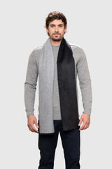 Baby Alpaca Reversible Scarf – Two Tone, Made in Peru