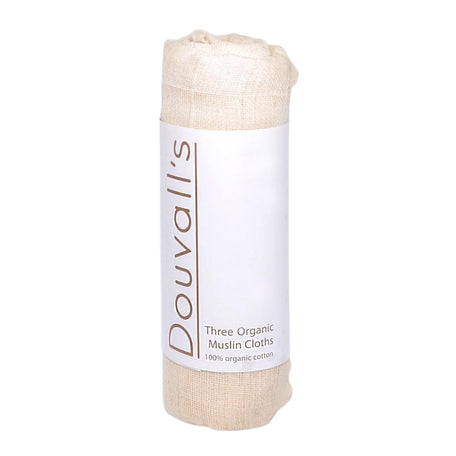 Organic Cotton Muslin Cloths 3 Pack – Soil Association Certified, Made in UK