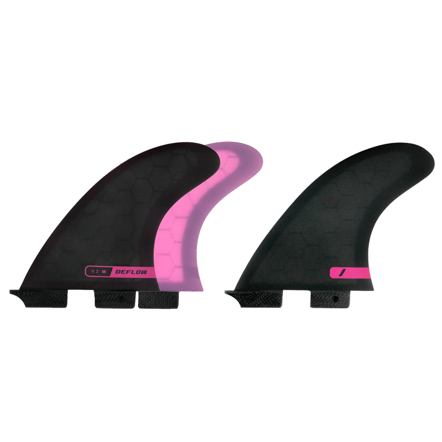Deflow V.2 Thruster Fins, Honeycomb Three-Fin Set