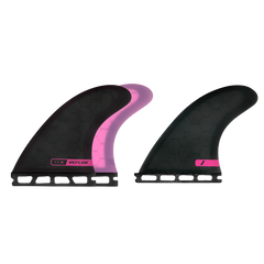 Deflow V.2 Thruster Fins, Honeycomb Three-Fin Set
