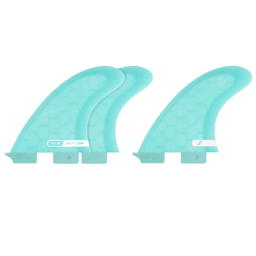 Deflow V.2 Thruster Fins, Honeycomb Three-Fin Set