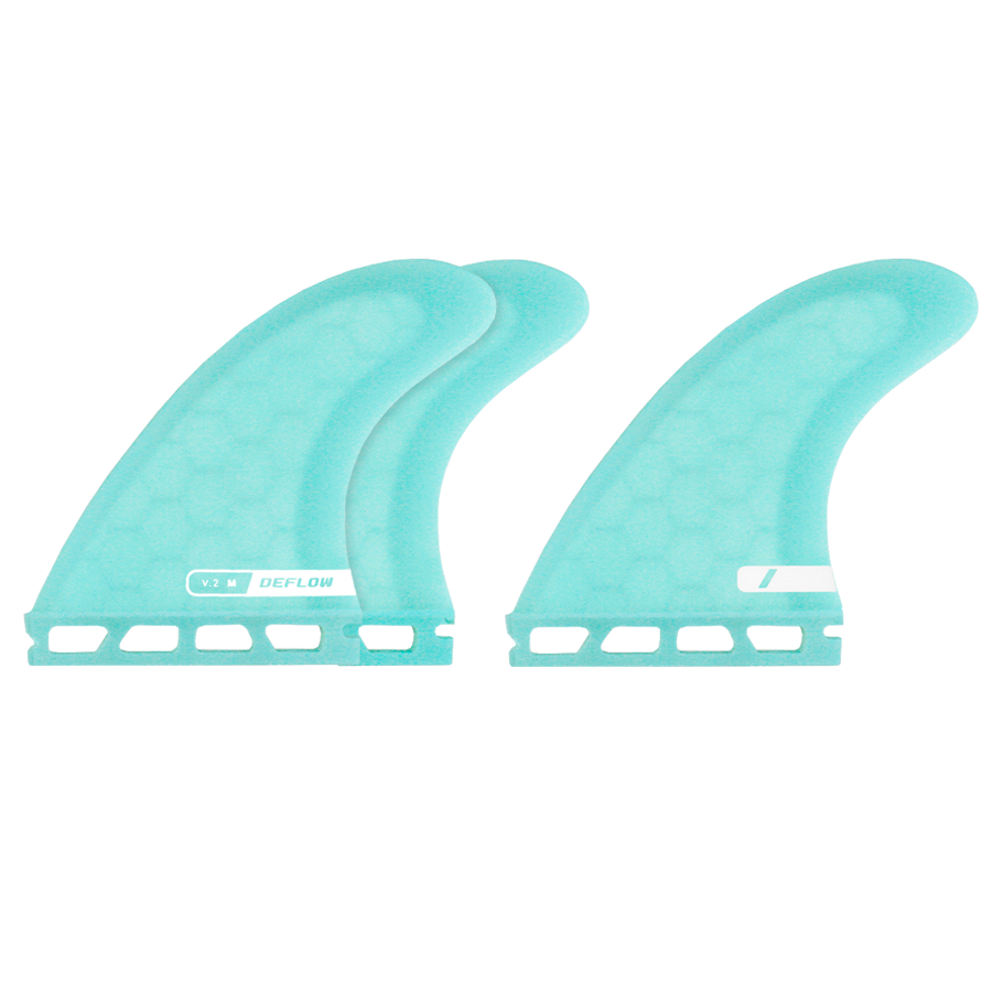 Deflow V.2 Thruster Fins, Honeycomb Three-Fin Set