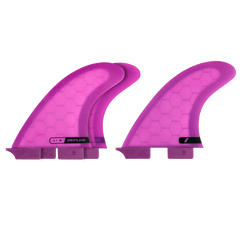 Deflow V.2 Thruster Fins, Honeycomb Three-Fin Set