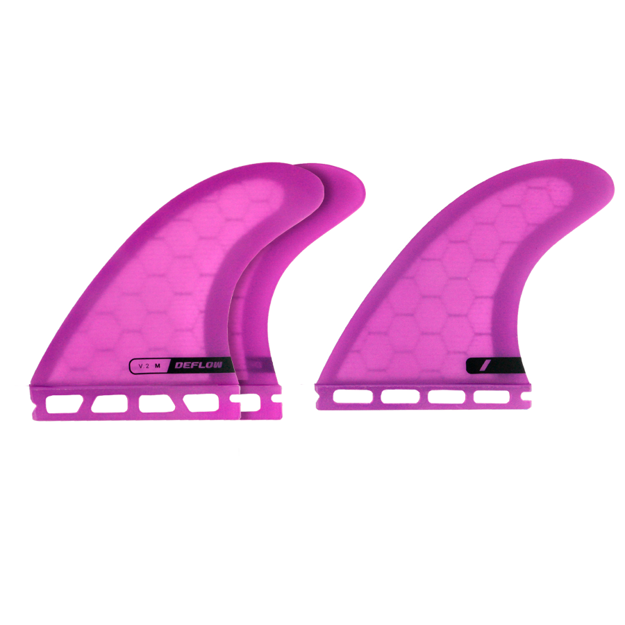 Deflow V.2 Thruster Fins, Honeycomb Three-Fin Set