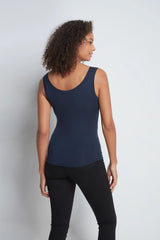 Women's Sleeveless Vest Top – Micro Modal Base Layer, UK 8-18