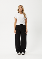 Afends Women's Moss Carpenter Jeans, Organic Cotton Denim