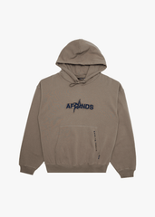 Afends Men's Antics Boxy Fit Hoodie, 320gsm Brushed Fleece