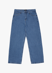 Afends Men's Pablo Baggy Jeans, Hemp Blend Denim