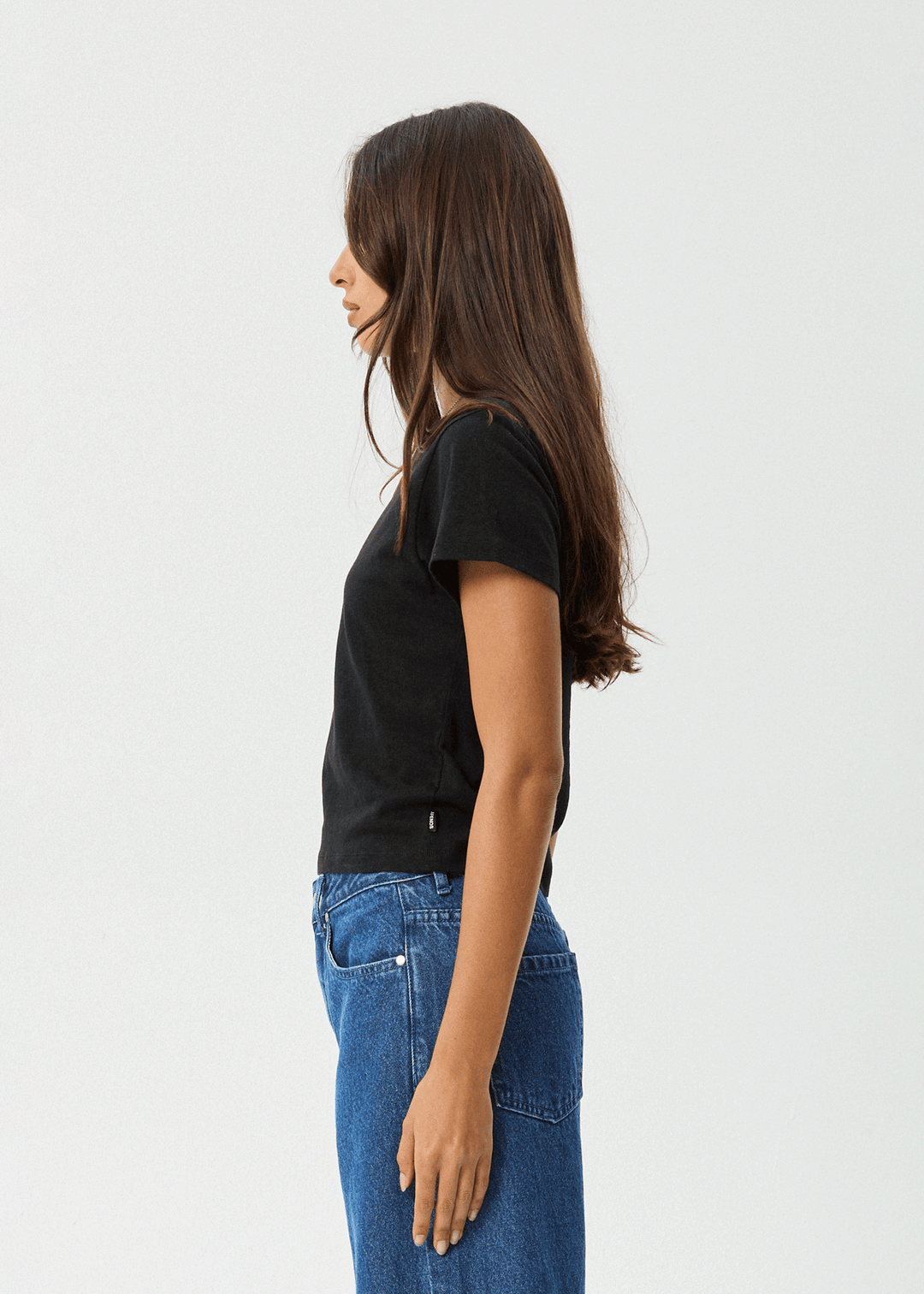 Afends Women's Carmen Baby T-Shirt, Hemp Cotton Jersey