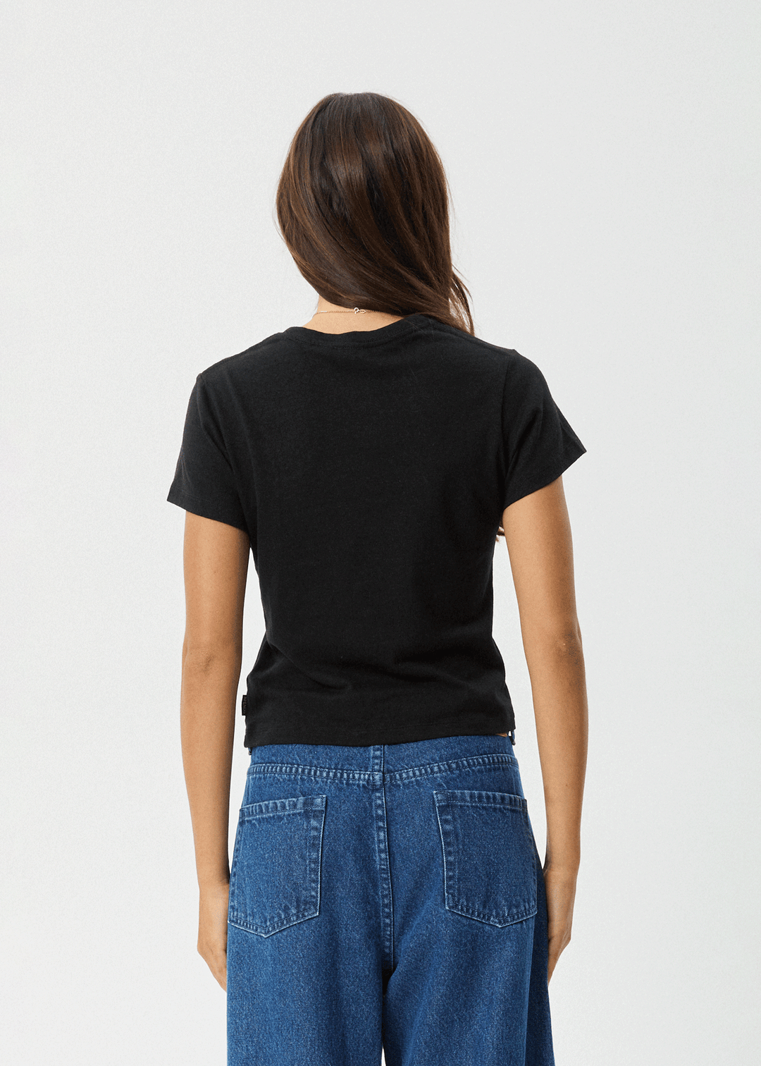 Afends Women's Carmen Baby T-Shirt, Hemp Cotton Jersey