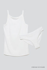 Women's High Neck Tank Top – Ribbed TENCEL Lyocell, UK 8-16
