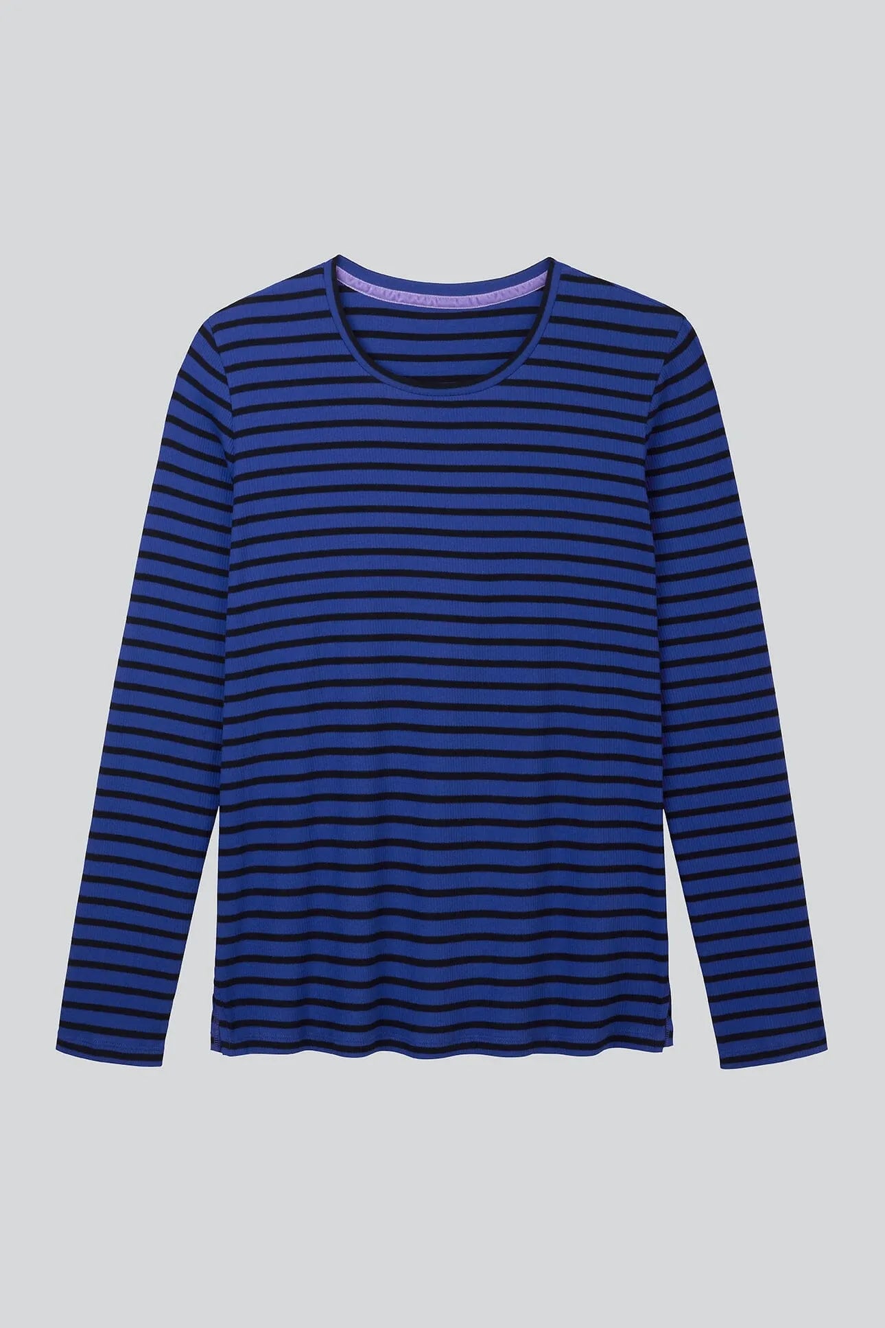 Women's Striped Long Sleeve T-Shirt – Organic Cotton, Made in UK