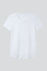 Women's Linen T-Shirt – 100% Linen, Six Colours, Made in Portugal