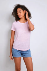 Women's Linen T-Shirt – 100% Linen, Six Colours, Made in Portugal