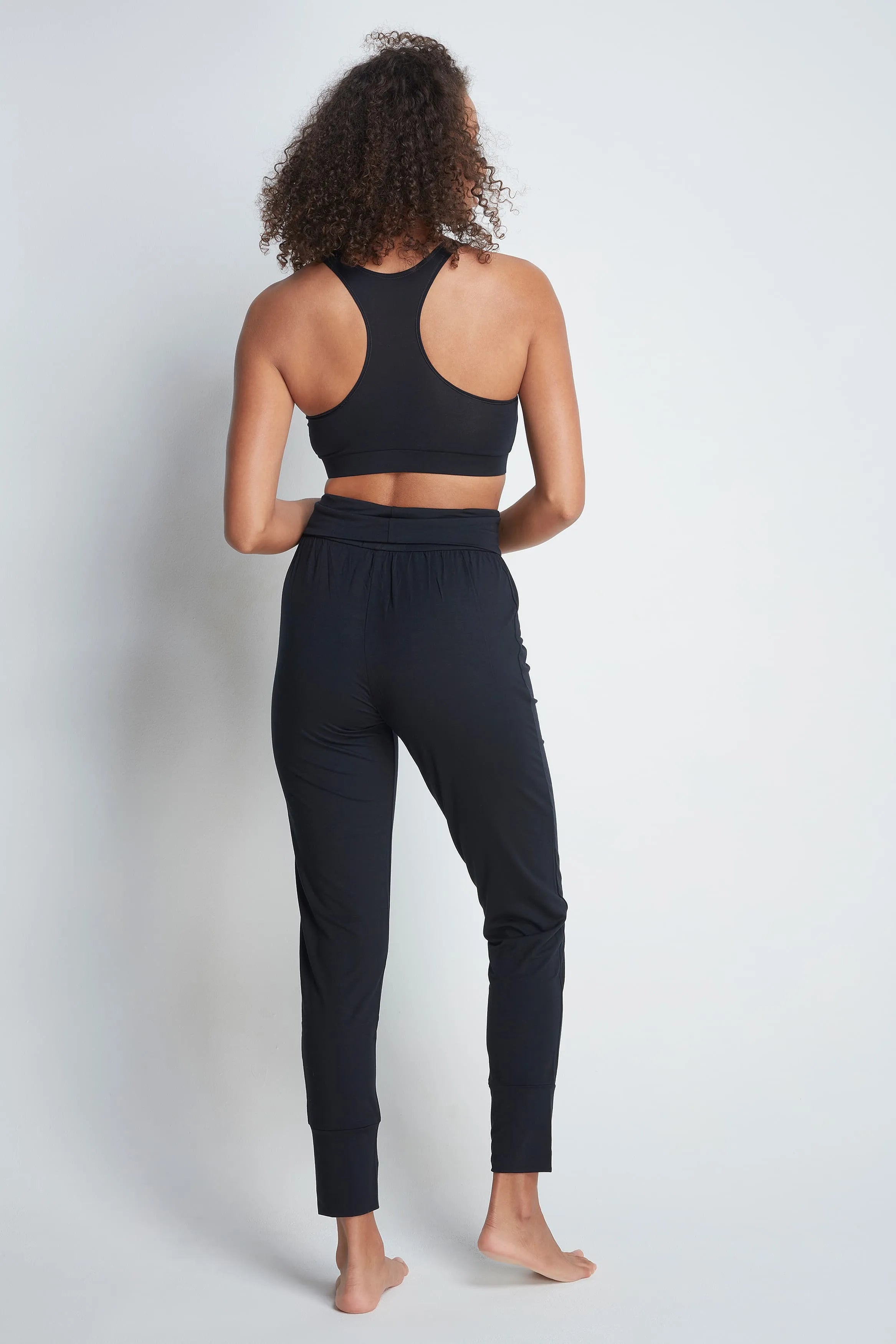 Women's Yoga Trousers – Micro Modal, Elasticated Waist, Made in UK