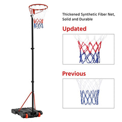 Yaheetech Portable Netball Hoop – Adjustable Height & Weighted Base
