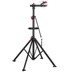 Yaheetech Adjustable Bike Repair Stand – Quick Release Telescopic Workstand with Tool Tray