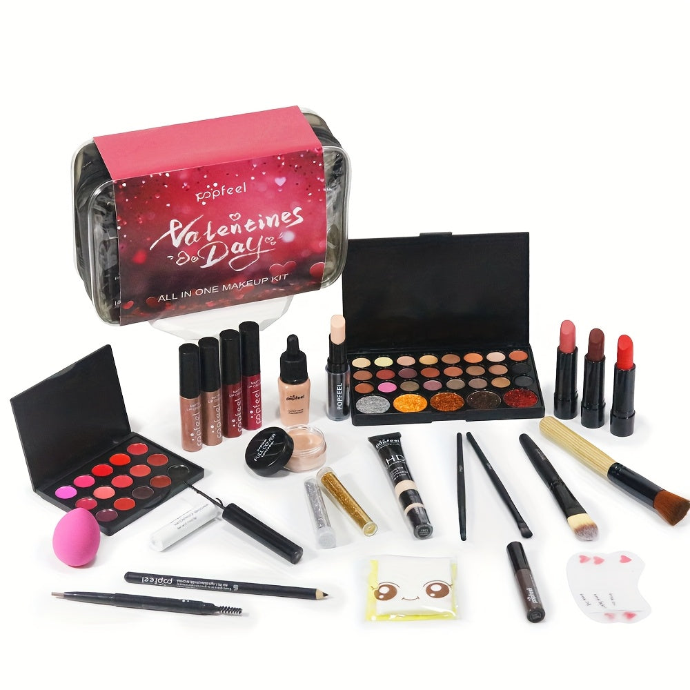 POPFEEL Valentine’s Day Makeup Gift Set – All-in-One Beauty Collection