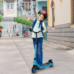 HOMCOM 120W Kids' Electric Scooter – Adjustable Height & Battery Display