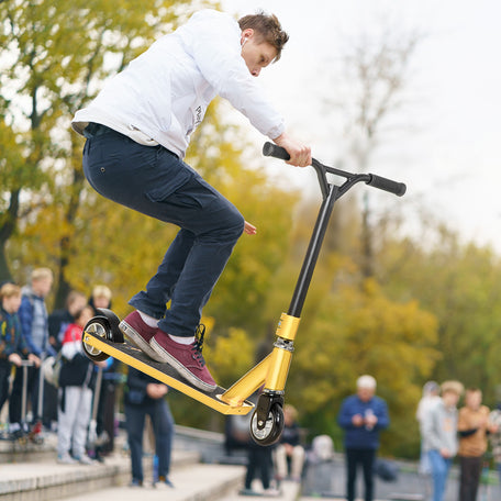 360° Stunt Scooter – Entry-Level Tricks Scooter with Lightweight Aluminium Deck