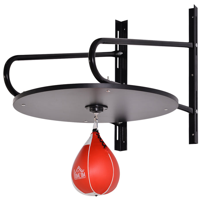 Wall-Mounted Adjustable Speedball Platform, Boxing Training Set