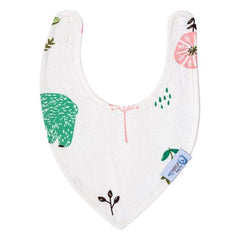 Baby Bandana Dribble Bibs 8 Pack – Girls, Cotton with Adjustable Snaps
