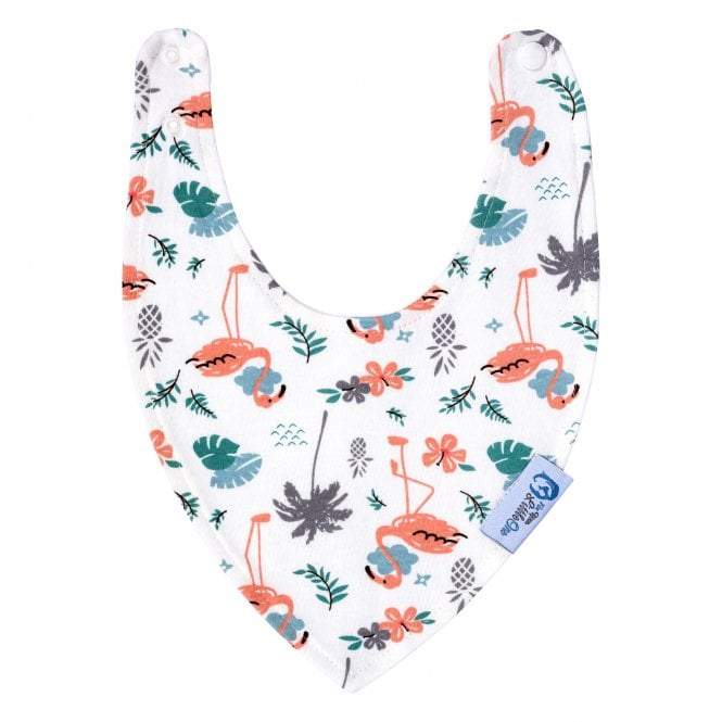 Baby Bandana Dribble Bibs 8 Pack – Girls, Cotton with Adjustable Snaps