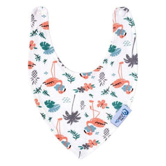Baby Bandana Dribble Bibs 8 Pack – Girls, Cotton with Adjustable Snaps