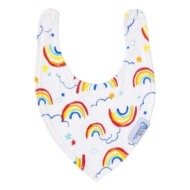 Baby Bandana Dribble Bibs 8 Pack – Girls, Cotton with Adjustable Snaps