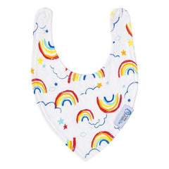 Baby Bandana Dribble Bibs 8 Pack – Girls, Cotton with Adjustable Snaps