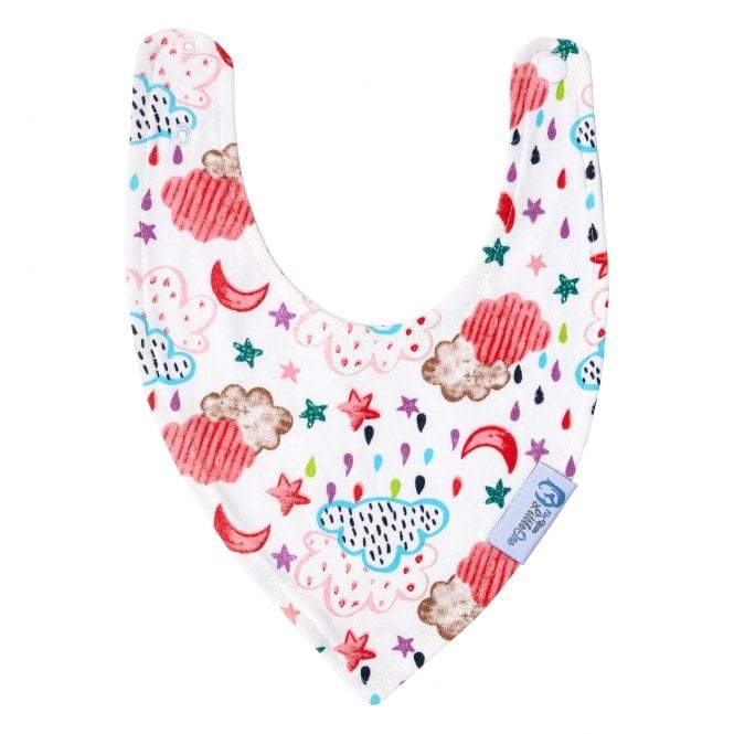 Baby Bandana Dribble Bibs 8 Pack – Girls, Cotton with Adjustable Snaps