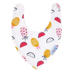Baby Bandana Dribble Bibs 8 Pack – Girls, Cotton with Adjustable Snaps