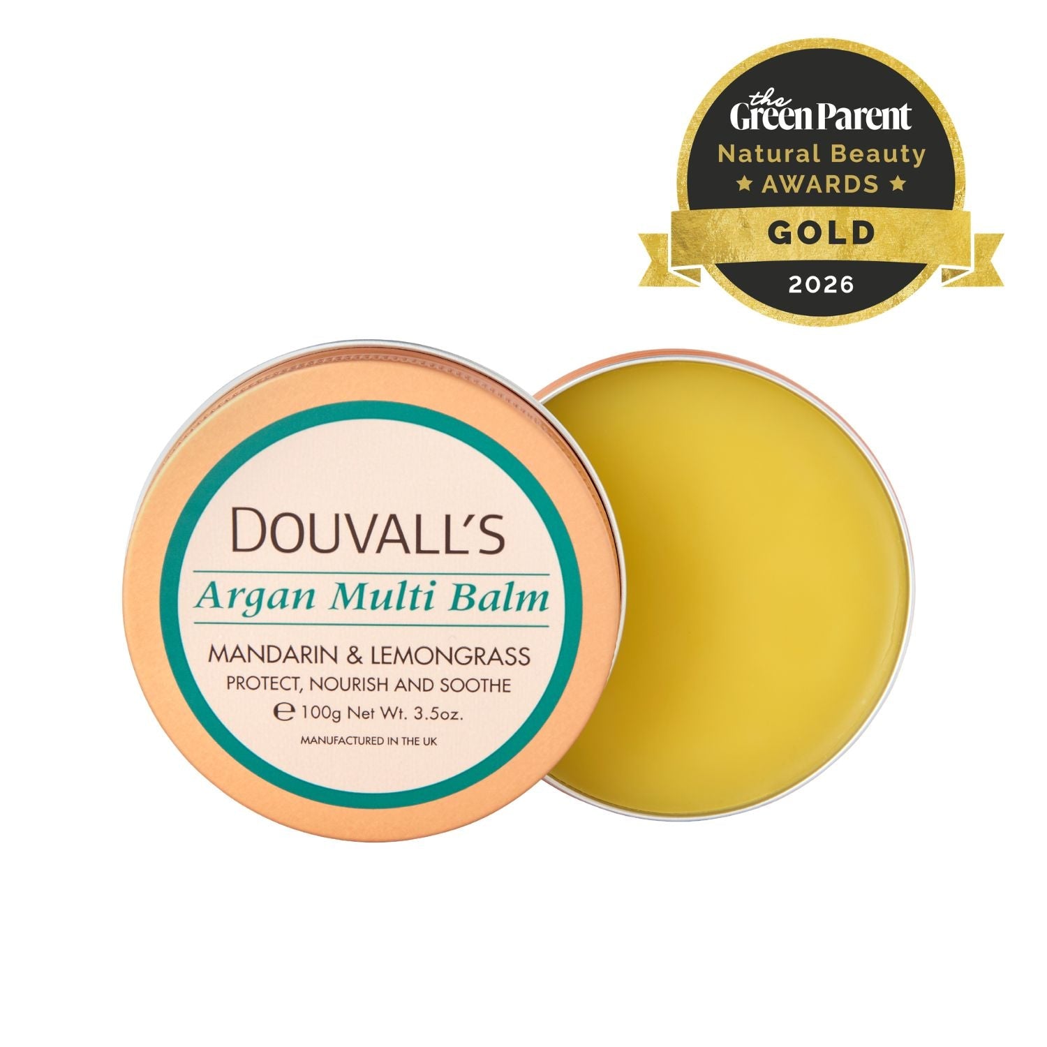 Argan Multi Balm 100g – Lemongrass & Mandarin, Balm Cleanser & Moisturiser