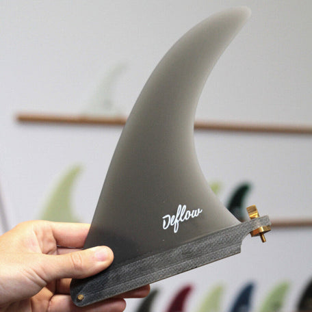 Deflow Cream Longboard Single Fin, Fibreglass, 7.5 to 10.5in, image 12