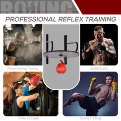 Wall-Mounted Adjustable Speedball Platform – Boxing Training Set