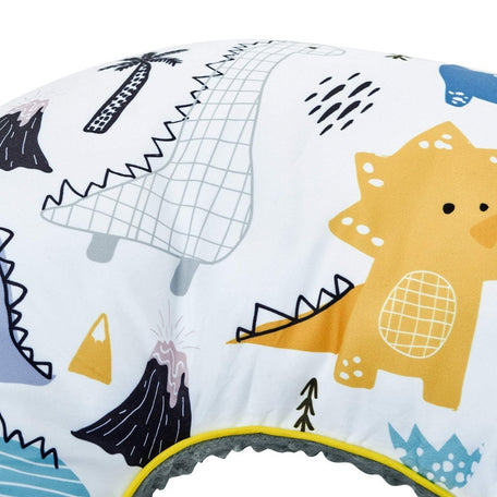 Nursing Pillow – Dino Print, Breastfeeding Support with Washable Cover