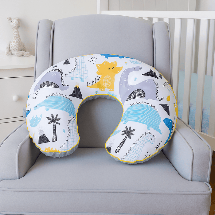 Nursing Pillow, Dino Print, Breastfeeding Support with Washable Cover