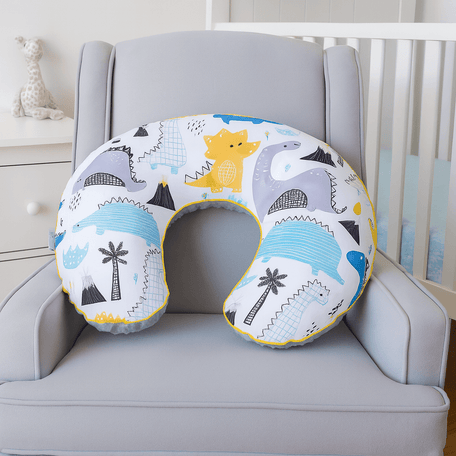Nursing Pillow – Dino Print, Breastfeeding Support with Washable Cover